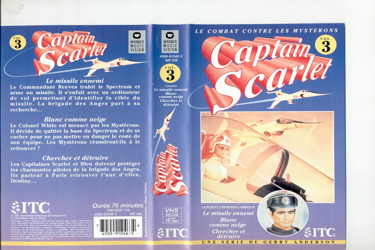 Jaquette DVD Captain scarlet vol 3